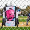 imageMATEIN Baseball Backpack Softball Bat Bag with Shoes Compartment for Youth Boys and Adult Lightweight Baseball Bag with Fence Hook Hold TBall Bat Batting Mitten Helmet Caps Teeball GearMulticolor