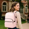 imageMATEIN Cute Backpack for Girls Water Resistant School Backpack with Charging Port Fits 156 Inch Laptop MultiFunctional Bookbag for Middle School with USB Charging Port Gift for Girls PinkPink