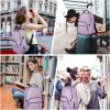 imageMATEIN Cute Backpack for Girls Water Resistant School Backpack with Charging Port Fits 156 Inch Laptop MultiFunctional Bookbag for Middle School with USB Charging Port Gift for Girls PinkPurple