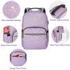 imageMATEIN Cute Backpack for Girls Water Resistant School Backpack with Charging Port Fits 156 Inch Laptop MultiFunctional Bookbag for Middle School with USB Charging Port Gift for Girls PinkPurple