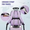 imageMATEIN Cute Backpack for Girls Water Resistant School Backpack with Charging Port Fits 156 Inch Laptop MultiFunctional Bookbag for Middle School with USB Charging Port Gift for Girls PinkPurple