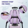 imageMATEIN Cute Backpack for Girls Water Resistant School Backpack with Charging Port Fits 156 Inch Laptop MultiFunctional Bookbag for Middle School with USB Charging Port Gift for Girls PinkPurple