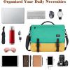 imageMATEIN Messenger Bag for Men Briefcases Lightweight Mens Laptop Bag 173 inch Water Resistant Crossbody Satchel Computer Work Office Case with Shoulder Strap BrownGreenyellow