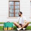 imageMATEIN Messenger Bag for Men Briefcases Lightweight Mens Laptop Bag 173 inch Water Resistant Crossbody Satchel Computer Work Office Case with Shoulder Strap BrownGreenyellow