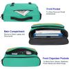 imageMATEIN Messenger Bag for Men Briefcases Lightweight Mens Laptop Bag 173 inch Water Resistant Crossbody Satchel Computer Work Office Case with Shoulder Strap BrownGreenyellow