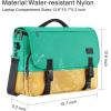 imageMATEIN Messenger Bag for Men Briefcases Lightweight Mens Laptop Bag 173 inch Water Resistant Crossbody Satchel Computer Work Office Case with Shoulder Strap BrownGreenyellow