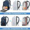 imageMATEIN Work Backpack with Lunch Compartment Large 17 Inch Office Backpack with Computer Pocket USB Charging Port TSA Anti Theft Carry On College Bookbag for Business Travel Picnic Gifts BlueOrangeBlue