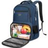 imageMATEIN Work Backpack with Lunch Compartment Large 17 Inch Office Backpack with Computer Pocket USB Charging Port TSA Anti Theft Carry On College Bookbag for Business Travel Picnic Gifts BlueOrangeBlue