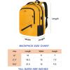 imageMATEIN College Laptop Backpack for Women Stylish 17 Inch Lightweight Outdoor Bag with USB Charging Port ampamp Luggage Strap Water Resistant Large Travel Computer Backpack Blue GreenYellow