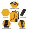 imageMATEIN College Laptop Backpack for Women Stylish 17 Inch Lightweight Outdoor Bag with USB Charging Port ampamp Luggage Strap Water Resistant Large Travel Computer Backpack Blue GreenYellow
