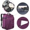 imageMATEIN Purple Travel Backpack Large Capacity Carry on Backpack with Detachable Shoulder Straps Water Resistant Personal Item Bag for Traveler Traveling Essential for WomenPurple