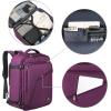 imageMATEIN Purple Travel Backpack Large Capacity Carry on Backpack with Detachable Shoulder Straps Water Resistant Personal Item Bag for Traveler Traveling Essential for WomenPurple