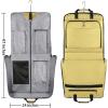 imageMATEIN Travel Garment Bag for Hanging Clothes Large Suit Travel Bag with Pockets ampamp Shoulder Strap for Business Trip Professional Wrinkle Resistant Foldable Suit Storage Carrier Luggage KhakiKhaki