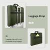 imageMATEIN Travel Garment Bag for Hanging Clothes Large Suit Travel Bag with Pockets ampamp Shoulder Strap for Business Trip Professional Wrinkle Resistant Foldable Suit Storage Carrier Luggage KhakiGreen