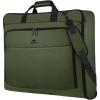 imageMATEIN Travel Garment Bag for Hanging Clothes Large Suit Travel Bag with Pockets ampamp Shoulder Strap for Business Trip Professional Wrinkle Resistant Foldable Suit Storage Carrier Luggage KhakiGreen