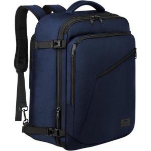 imageMATEIN Purple Travel Backpack Large Capacity Carry on Backpack with Detachable Shoulder Straps Water Resistant Personal Item Bag for Traveler Traveling Essential for WomenBlue