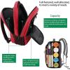 imageMATEIN Travel Laptop Backpack Slim Sturdy College Laptops Backpack with USB Charging Port Business Anti Theft Water Resistant Computer Bag Gift for Men ampamp Women Fits 156 Inch NotebookRed