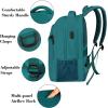imageMATEIN Travel Laptop Backpack Slim Sturdy College Laptops Backpack with USB Charging Port Business Anti Theft Water Resistant Computer Bag Gift for Men ampamp Women Fits 156 Inch NotebookPeacock Blue