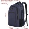 imageMATEIN Travel Laptop Backpack Slim Sturdy College Laptops Backpack with USB Charging Port Business Anti Theft Water Resistant Computer Bag Gift for Men ampamp Women Fits 156 Inch NotebookBlue