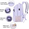 imageMATEIN Travel Laptop Backpack Slim Sturdy College Laptops Backpack with USB Charging Port Business Anti Theft Water Resistant Computer Bag Gift for Men ampamp Women Fits 156 Inch NotebookLavender Purple