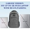 imageMATEIN Travel Laptop Backpack Slim Sturdy College Laptops Backpack with USB Charging Port Business Anti Theft Water Resistant Computer Bag Gift for Men ampamp Women Fits 156 Inch NotebookGrey