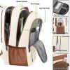 imageMATEIN Travel Laptop Backpack Slim Sturdy College Laptops Backpack with USB Charging Port Business Anti Theft Water Resistant Computer Bag Gift for Men ampamp Women Fits 156 Inch NotebookBeige Brown