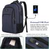 imageMATEIN Travel Laptop Backpack Slim Sturdy College Laptops Backpack with USB Charging Port Business Anti Theft Water Resistant Computer Bag Gift for Men ampamp Women Fits 156 Inch NotebookNavy Blue