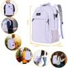 imageMATEIN Travel Laptop Backpack Slim Sturdy College Laptops Backpack with USB Charging Port Business Anti Theft Water Resistant Computer Bag Gift for Men ampamp Women Fits 156 Inch NotebookLavender Purple