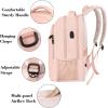imageMATEIN Travel Laptop Backpack Slim Sturdy College Laptops Backpack with USB Charging Port Business Anti Theft Water Resistant Computer Bag Gift for Men ampamp Women Fits 156 Inch NotebookPink