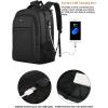 imageMATEIN Travel Laptop Backpack Slim Sturdy College Laptops Backpack with USB Charging Port Business Anti Theft Water Resistant Computer Bag Gift for Men ampamp Women Fits 156 Inch NotebookBlack Charcoal