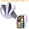 imageMATEIN Travel Laptop Backpack Slim Sturdy College Laptops Backpack with USB Charging Port Business Anti Theft Water Resistant Computer Bag Gift for Men ampamp Women Fits 156 Inch NotebookLavender Purple