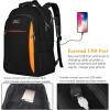 imageMATEIN Travel Laptop Backpack Slim Sturdy College Laptops Backpack with USB Charging Port Business Anti Theft Water Resistant Computer Bag Gift for Men ampamp Women Fits 156 Inch NotebookBlack Orange
