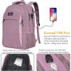 imageMATEIN Travel Laptop Backpack Slim Sturdy College Laptops Backpack with USB Charging Port Business Anti Theft Water Resistant Computer Bag Gift for Men ampamp Women Fits 156 Inch NotebookDark Purple