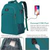 imageMATEIN Travel Laptop Backpack Slim Sturdy College Laptops Backpack with USB Charging Port Business Anti Theft Water Resistant Computer Bag Gift for Men ampamp Women Fits 156 Inch NotebookPeacock Blue