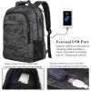 imageMATEIN Travel Laptop Backpack Slim Sturdy College Laptops Backpack with USB Charging Port Business Anti Theft Water Resistant Computer Bag Gift for Men ampamp Women Fits 156 Inch NotebookGrey and Black Camo