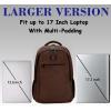 imageMATEIN Travel Laptop Backpack Slim Sturdy College Laptops Backpack with USB Charging Port Business Anti Theft Water Resistant Computer Bag Gift for Men ampamp Women Fits 156 Inch NotebookDark Brown