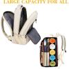 imageMATEIN Travel Laptop Backpack Slim Sturdy College Laptops Backpack with USB Charging Port Business Anti Theft Water Resistant Computer Bag Gift for Men ampamp Women Fits 156 Inch NotebookBeige