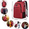 imageMATEIN Travel Laptop Backpack Slim Sturdy College Laptops Backpack with USB Charging Port Business Anti Theft Water Resistant Computer Bag Gift for Men ampamp Women Fits 156 Inch NotebookDeep Red