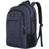 imageMATEIN Travel Laptop Backpack Slim Sturdy College Laptops Backpack with USB Charging Port Business Anti Theft Water Resistant Computer Bag Gift for Men ampamp Women Fits 156 Inch NotebookBlue