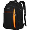 imageMATEIN Travel Laptop Backpack Slim Sturdy College Laptops Backpack with USB Charging Port Business Anti Theft Water Resistant Computer Bag Gift for Men ampamp Women Fits 156 Inch NotebookBlack Orange