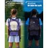 imageMATEIN Girls Soccer Bag Water Resistant Youth Soccer Bag with Fence Hook Lightweight Girls Basketball Ball Backpack with Ball ampamp Shoes Compartment 156 Inch Sports Equipment Laptop Backpack BlackGalaxy Purple