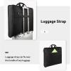 imageMATEIN Suit Garment Bag for Travel Large Garment Bags for Hanging Clothes Travel Foldable Suit Carrier with Shoulder Strap For Business Premium 2 in 1 Hanging Suitcase Luggage Black BrownBlack Brown