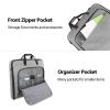 imageMATEIN Suit Garment Bag for Travel Large Garment Bags for Hanging Clothes Travel Foldable Suit Carrier with Shoulder Strap For Business Premium 2 in 1 Hanging Suitcase Luggage Black BrownGrey