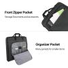imageMATEIN Suit Garment Bag for Travel Large Garment Bags for Hanging Clothes Travel Foldable Suit Carrier with Shoulder Strap For Business Premium 2 in 1 Hanging Suitcase Luggage Black BrownDark Grey