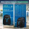 imageMATEIN Anti Theft Gaming Backpack for Men Extra Large 18 inch Laptop Backpack with USBC Charging Port TSA Approved Travel Bag with Tech Organizer Waterproof Computer Bag for Gaming Accessories