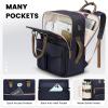 imageMATEIN Professional Backpack for Women Slim Business Executive Work Backpack with USBC Port ampamp Accordion File Folder Fit 156 Inch Laptop Water Resistant Personal Item Bag for Office Travel