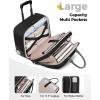 imageMATEIN Personal Item Rolling Briefcase with Large Wheels Airline Approved Rolling Laptop Bag Women Men Roller Computer Bag 173 Inch 18x14x8 Anti Theft Underseat Carry On Luggage for Travel Work