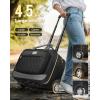 imageMATEIN Personal Item Rolling Briefcase with Large Wheels Airline Approved Rolling Laptop Bag Women Men Roller Computer Bag 173 Inch 18x14x8 Anti Theft Underseat Carry On Luggage for Travel Work