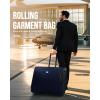 image:imageMATEIN Rolling Garment Bags for Travel Large 2Wheeled Suit Carrier Fits 173Inch Laptop Foldable Travel Suit Bag With Wheels amp 2 Packing Cubes Checkin Suitcase Luggage for Business Trips BlueDark Blue