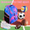 image:imageMATEIN Basketball Bag Sturdy Soccer Bag with Ball Holder amp Shoe Compartment Large Basketball Backpack for Training Equipment Water Resistant Sports Ball Backpack Fits Volleyball Football ColorfulPink  Large